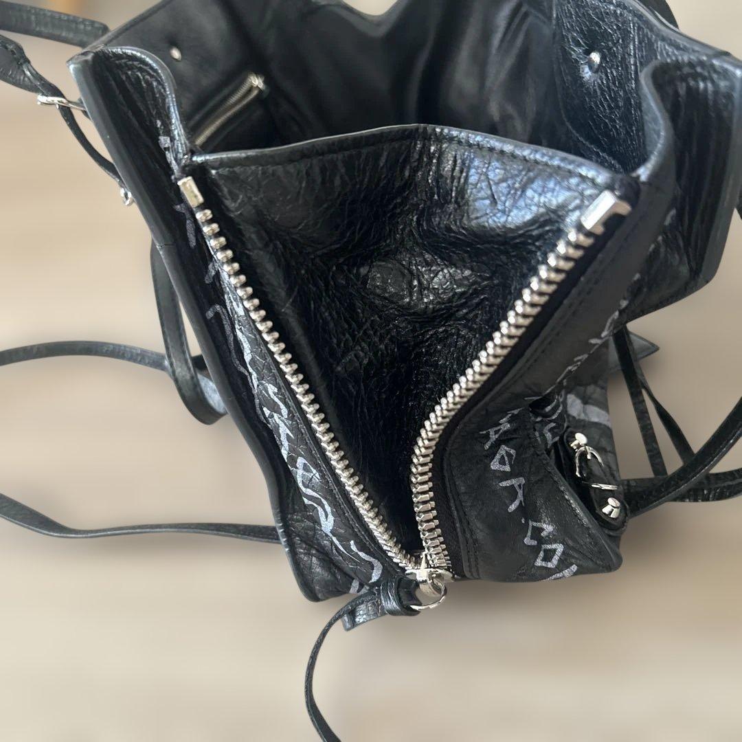BALENCIAGAペーパーA6 2WAY ショルダーバッグ レザー 本革