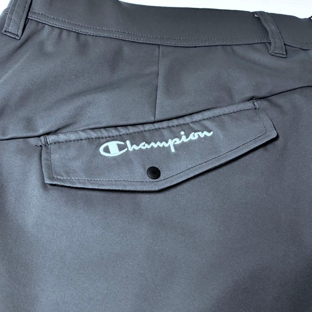 新品 チャコールグレー チャンピオン ゴルフパンツ メンズ ストレッチXL