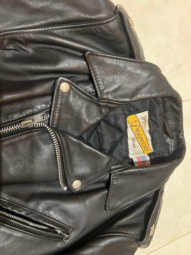 Schott レザーダブルライダース 618ns 38 ワンスター 613
