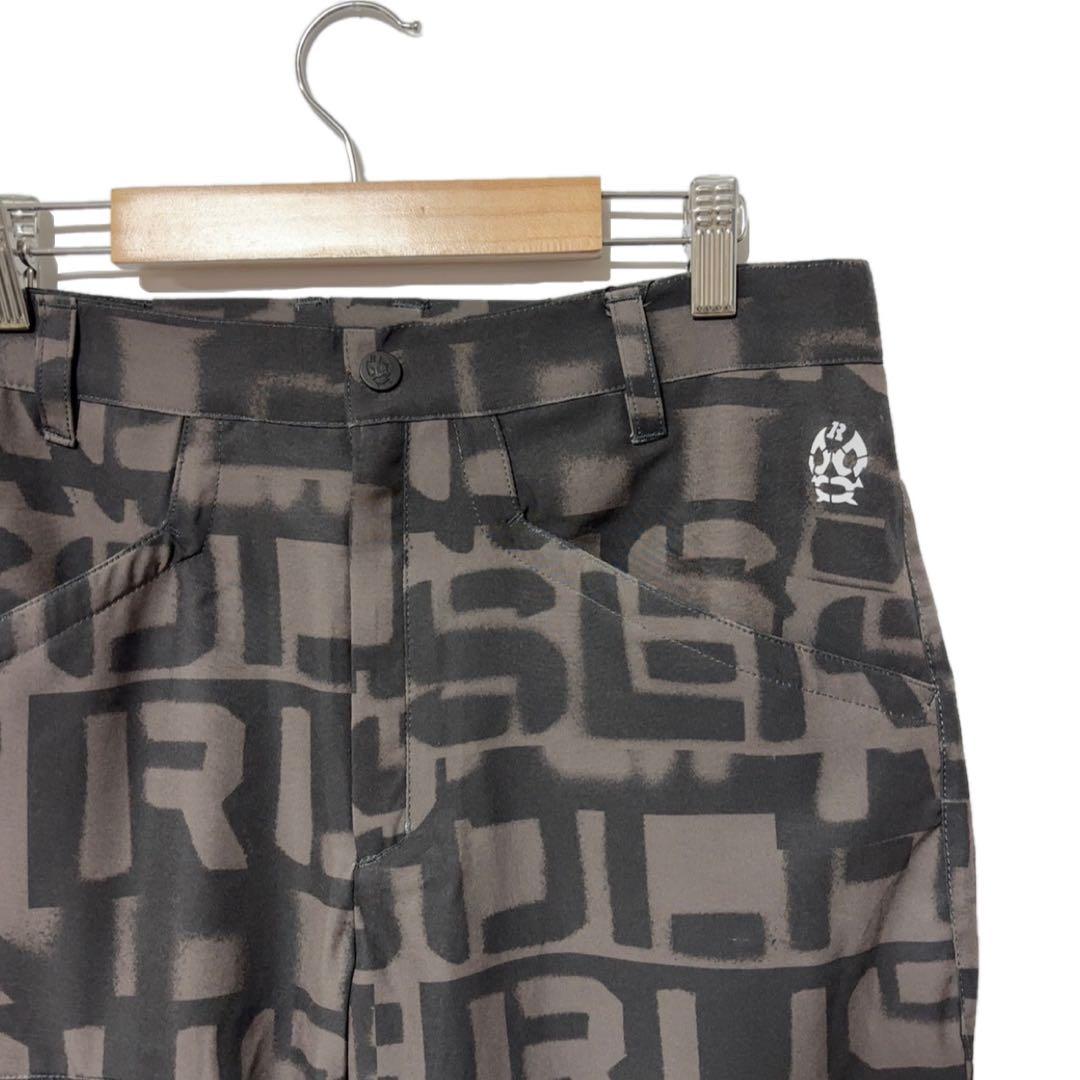 新品 ラッセルノ ゴルフ RS グラフィティー ロゴ ショーツ ブラック XL