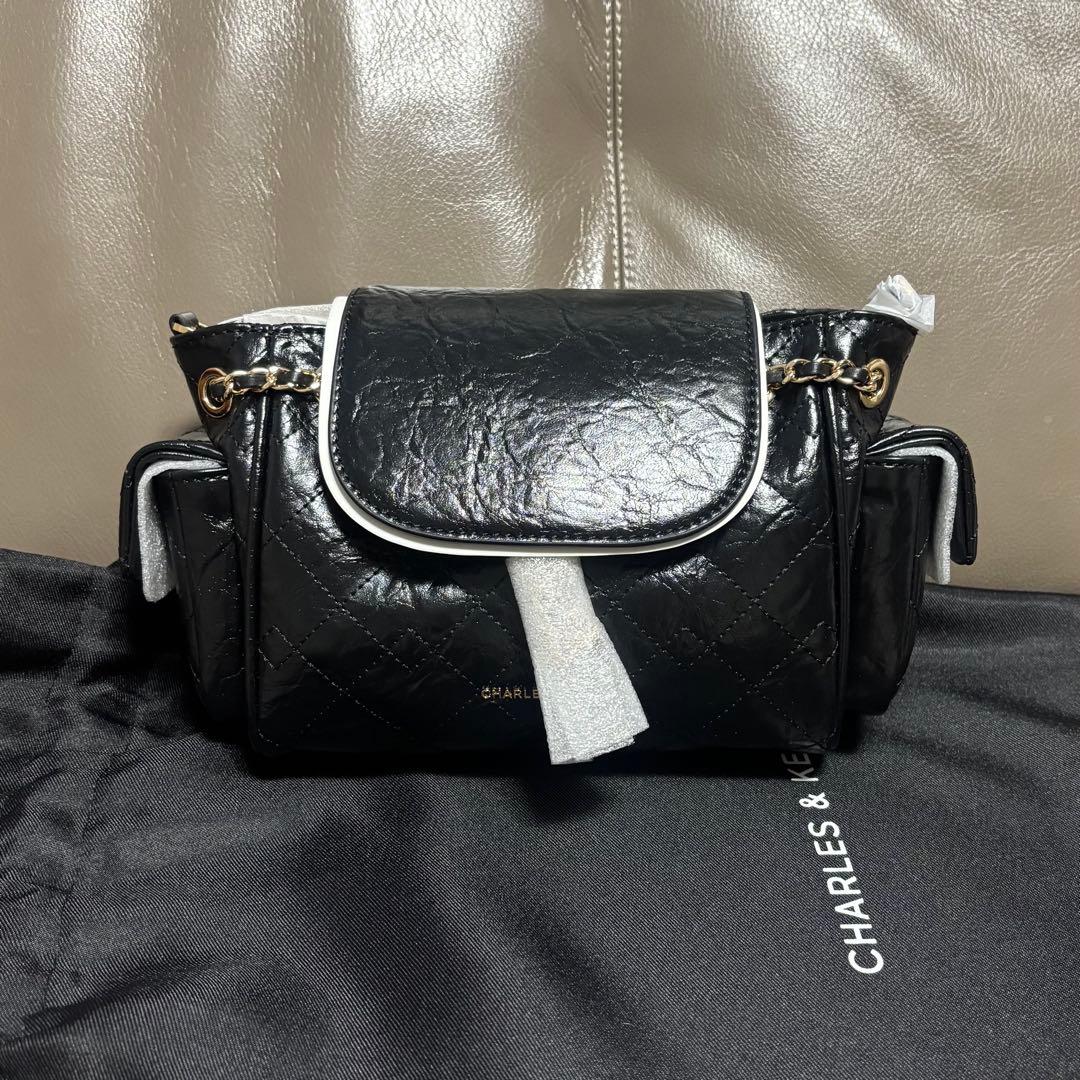 Duo ドゥオ ツーウェイフロントフラップバックパック - ブラック