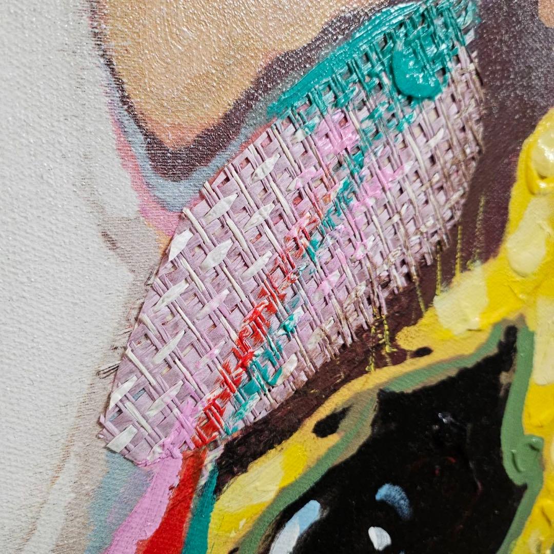 フレンチブルドッグ アート ゴールド　犬　絵画 額縁付き　KARE好きな方に