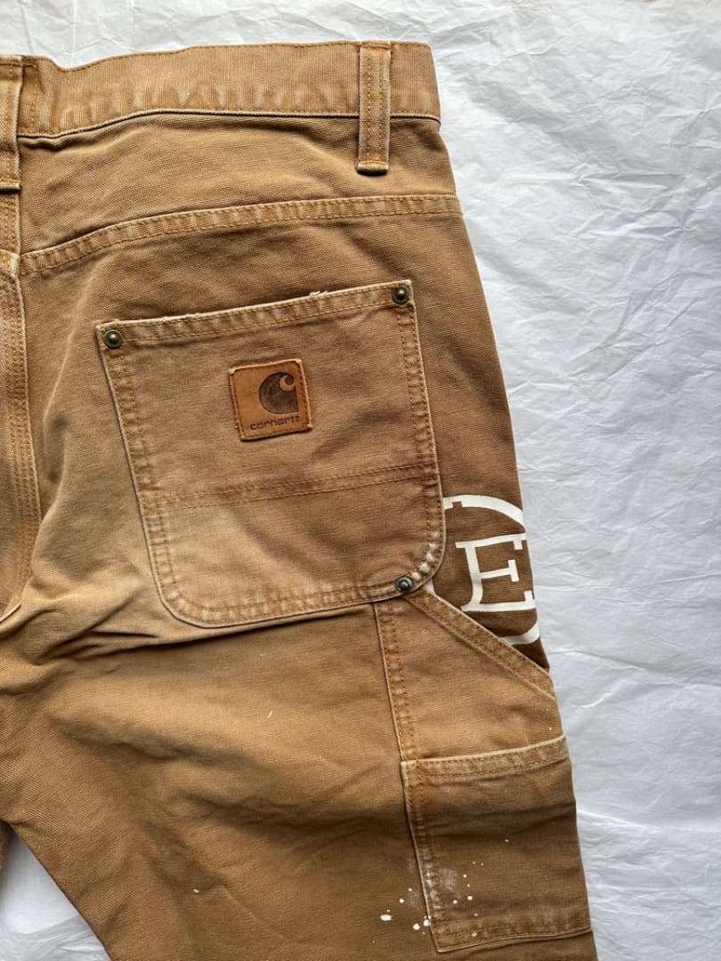 未使用 CARHARTT × UE コラボ 34 ダブルニー パンツ
