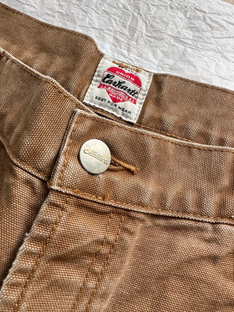 未使用 CARHARTT × UE コラボ 34 ダブルニー パンツ