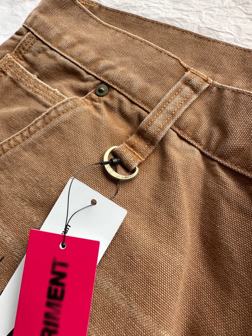 未使用 CARHARTT × UE コラボ 34 ダブルニー パンツ