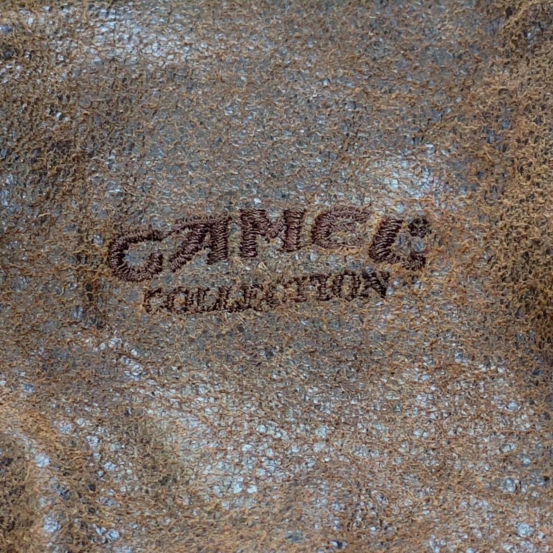 値下げ中2-55 90s古着VINTAGEレザージャケット　CAMEL