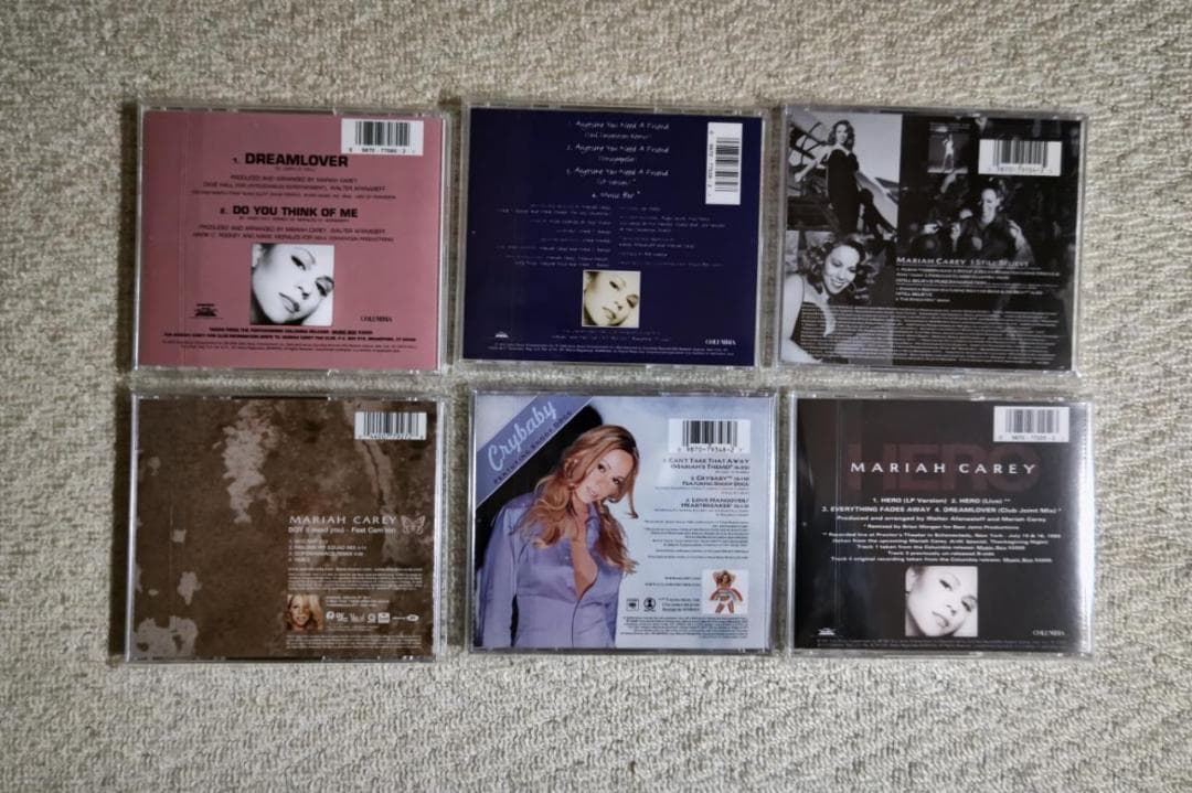マライア・キャリー／ＭＡＸＩ　ＣＤ　ＳＩＮＧＬＥ　１４枚セット（輸入盤）⑤