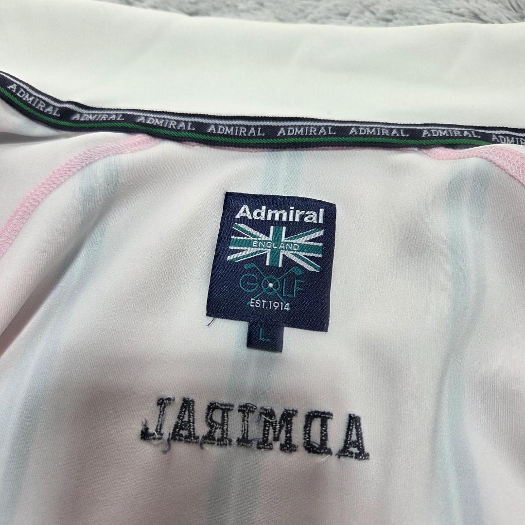 アドミラルゴルフadmiral golf　ジャージJK　ピンク　ストレッチ　L
