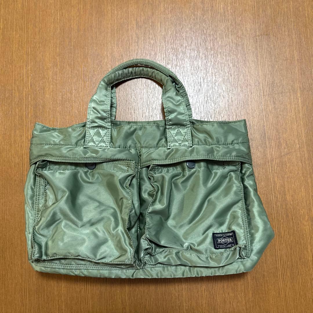 PORTER オリーブグリーン トートバッグ