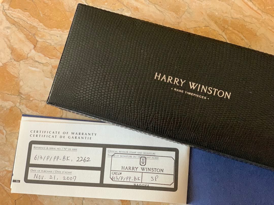 HARRY WINSTON ハリーウィンストン ボールペン 黒　ダイヤモンド付き