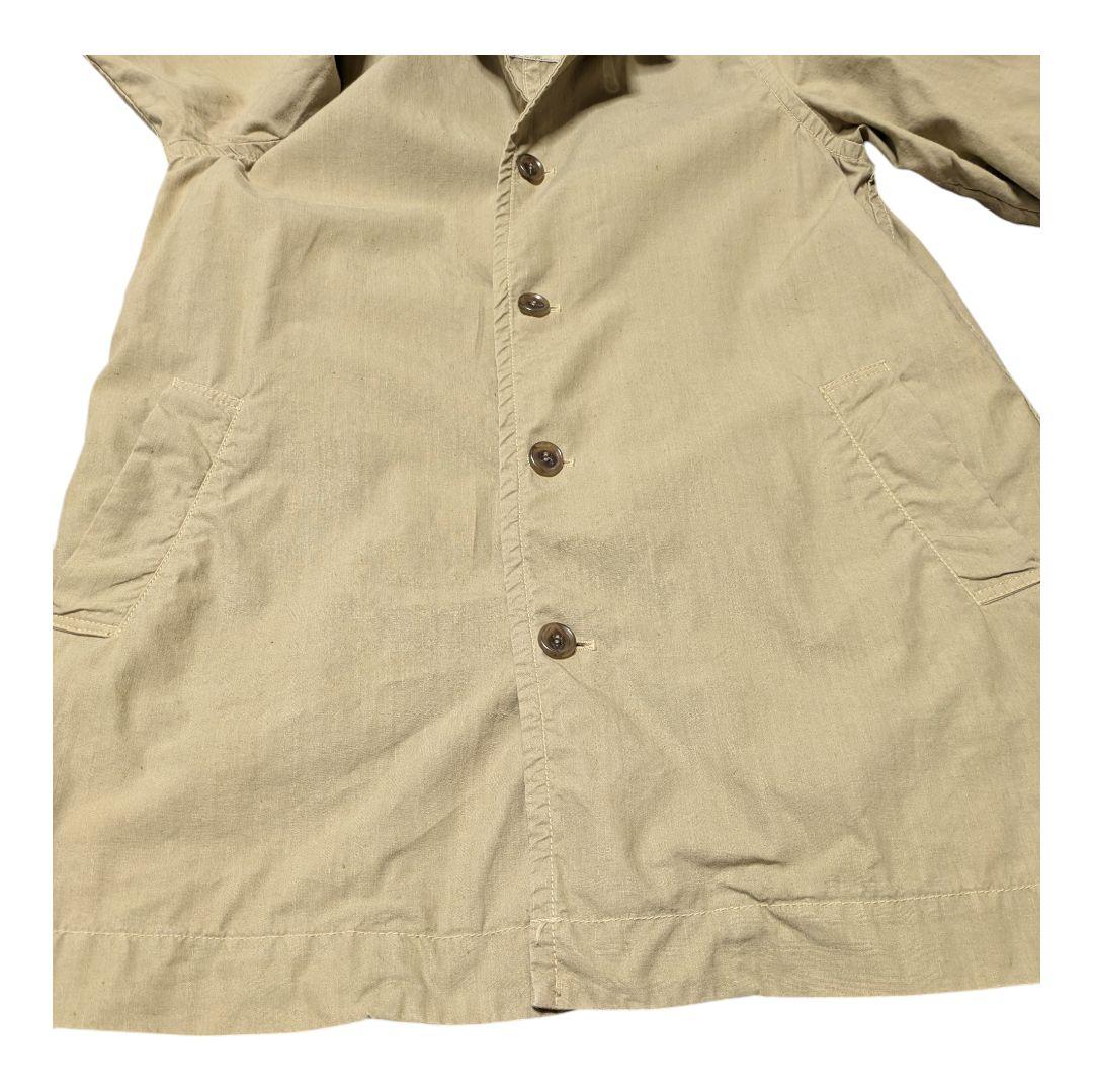 【美品】nest Robe 綿麻50/50 ナチュラルアウター ベージュ系フリー
