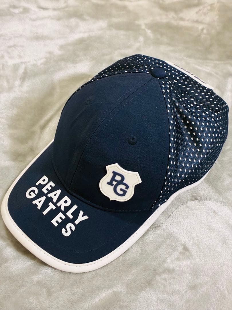 ★お得・セット販売★PEARLY GATES ポロシャツ&キャップ ネイビー♪