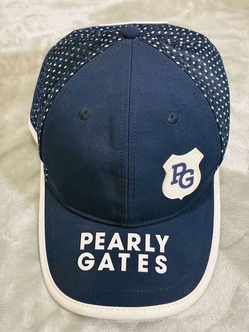 ★お得・セット販売★PEARLY GATES ポロシャツ&キャップ ネイビー♪