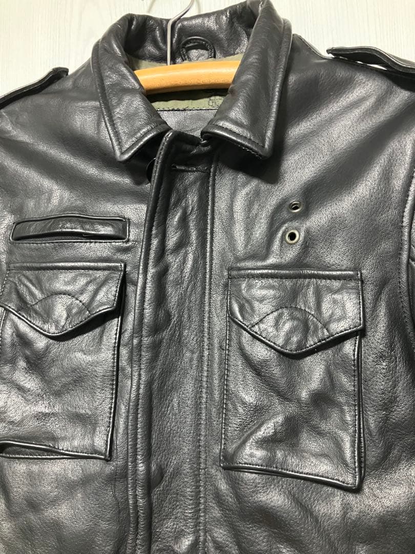 the highest end M-65タイプレザージャケット　ハイエストエンド