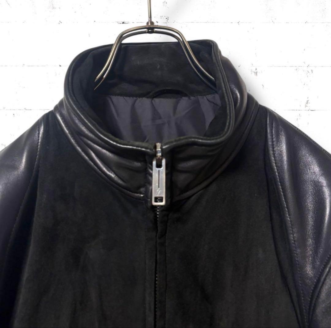 イタリア製　Ermenegildo Zegna 最高級　レザージャケット　L