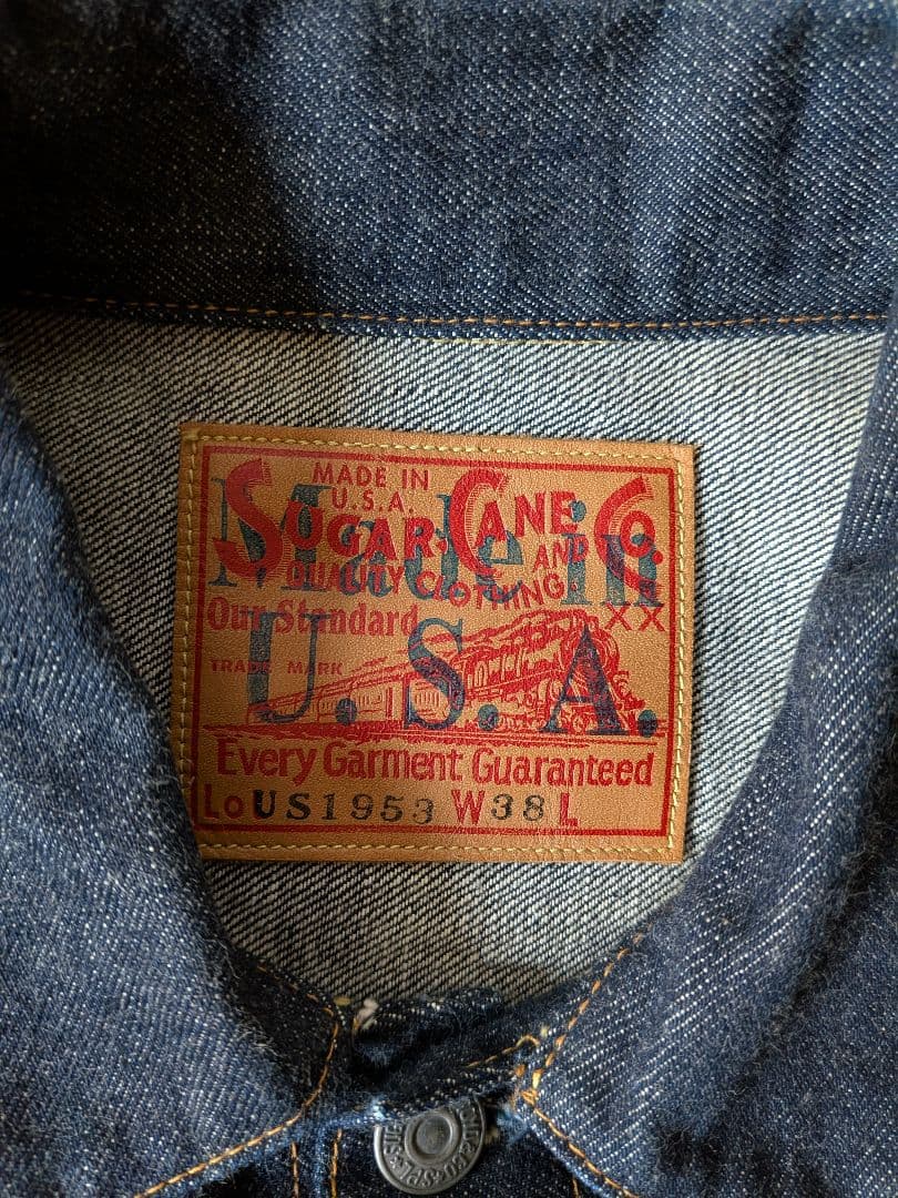 USA製 SUGAR CANE 2nd 1953 denim jacket