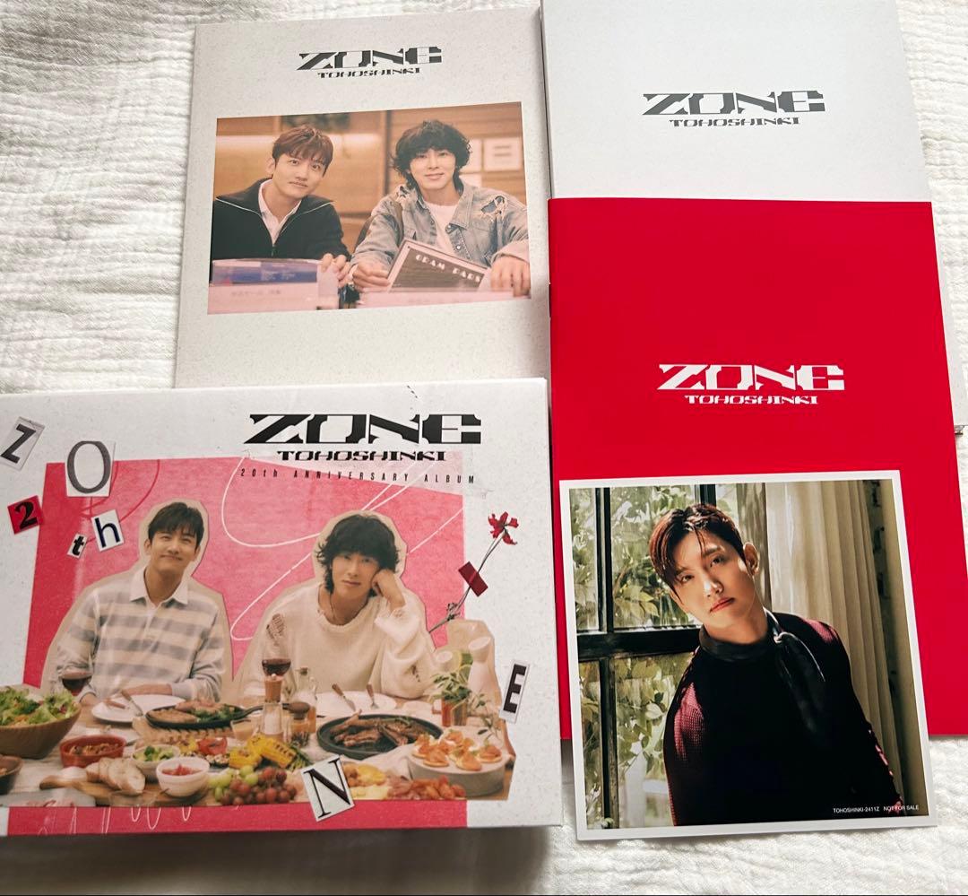【美品】FC限定盤　東方神起　ZONE アルバム　CD ユノ　チャンミン