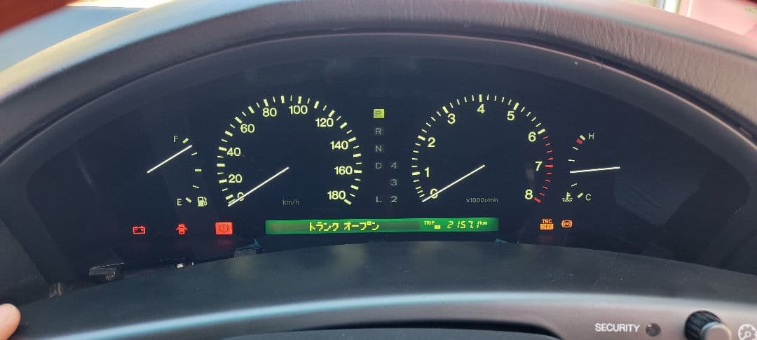 UCF20 セルシオ　後期　メーター　68589km　83800-50060