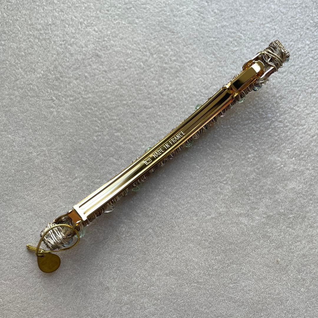 未使用品★ コレットマルーフ ビーズ ワイヤー バレッタ