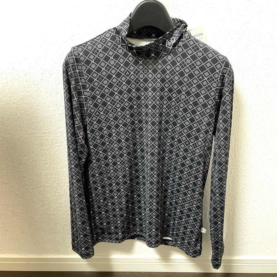 新品　未使用　adabat ゴルフ　ハイネック　シャツ　長袖　レディース　M