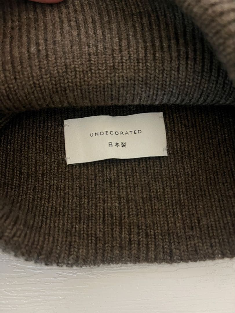 UNDECORATED ニット帽