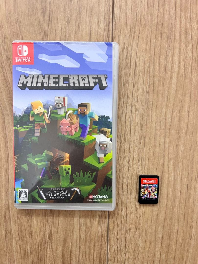 Nintendo Switch ゲームソフト マインクラフト　マリオカート2個