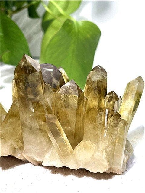 AAA級天然シトリンクラスターYT10D6/168D04A