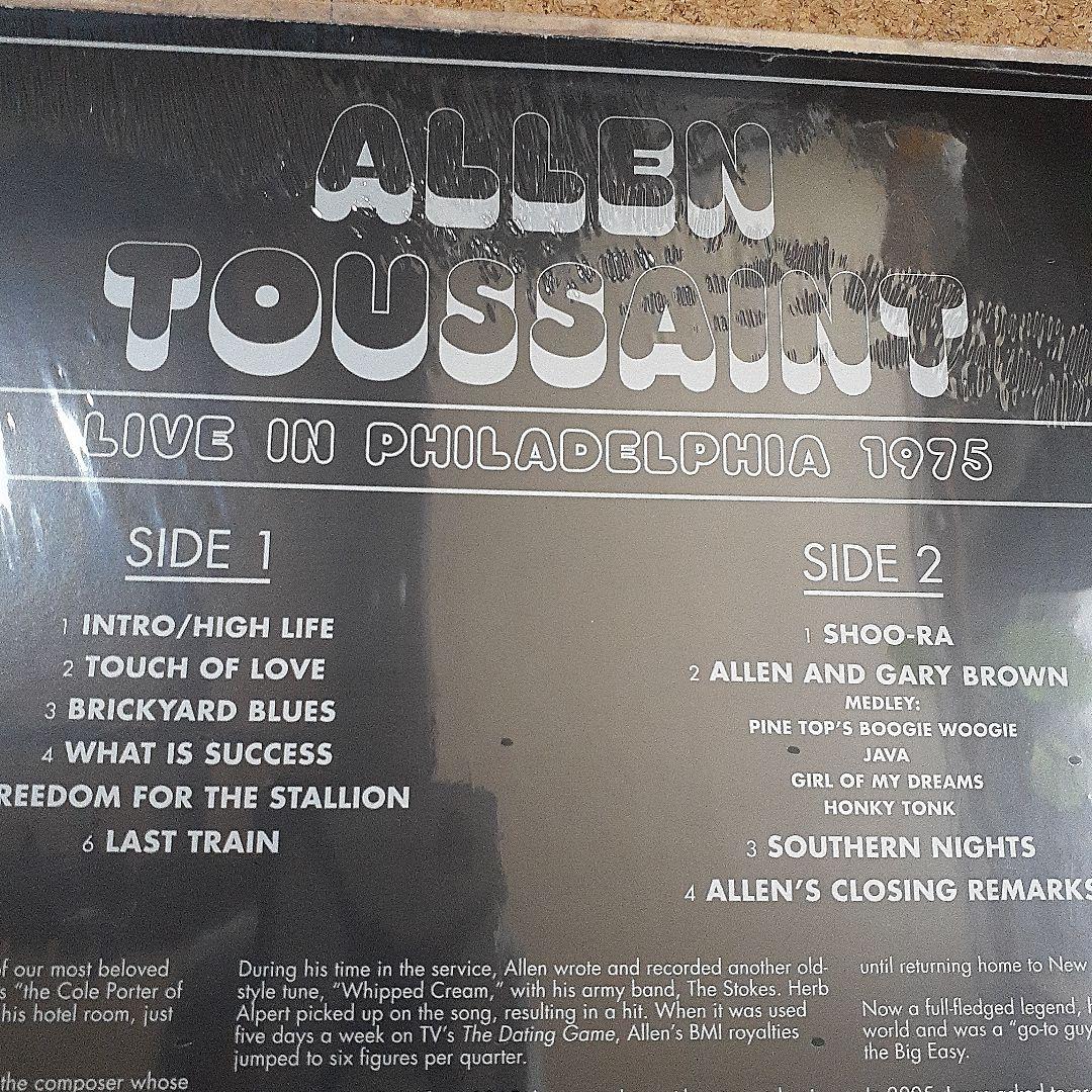 洋楽 Allen Toussaint Live in Philadelphia1975
