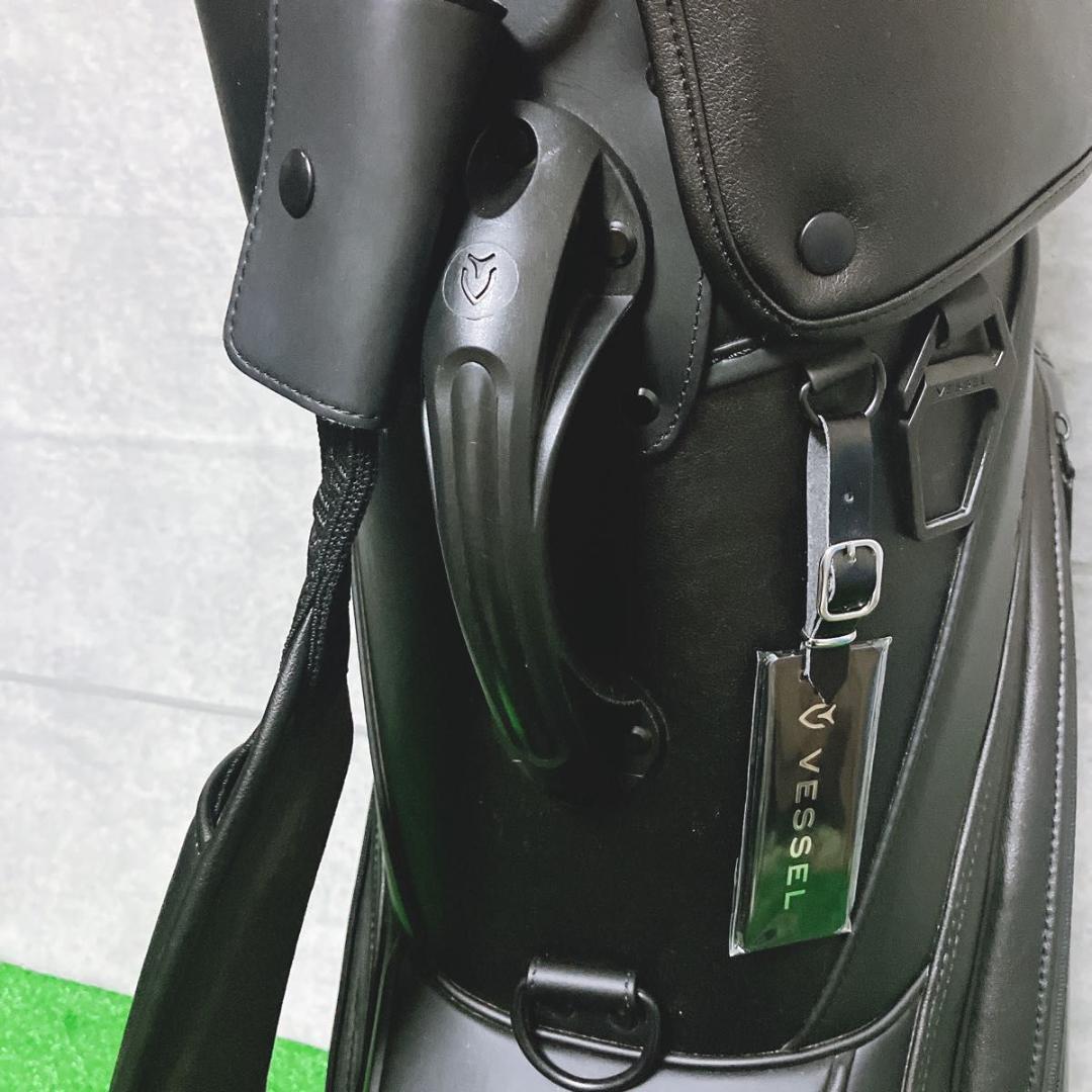 【極美品】VESSEL PRIME Staff キャディバッグ ブラック 10型
