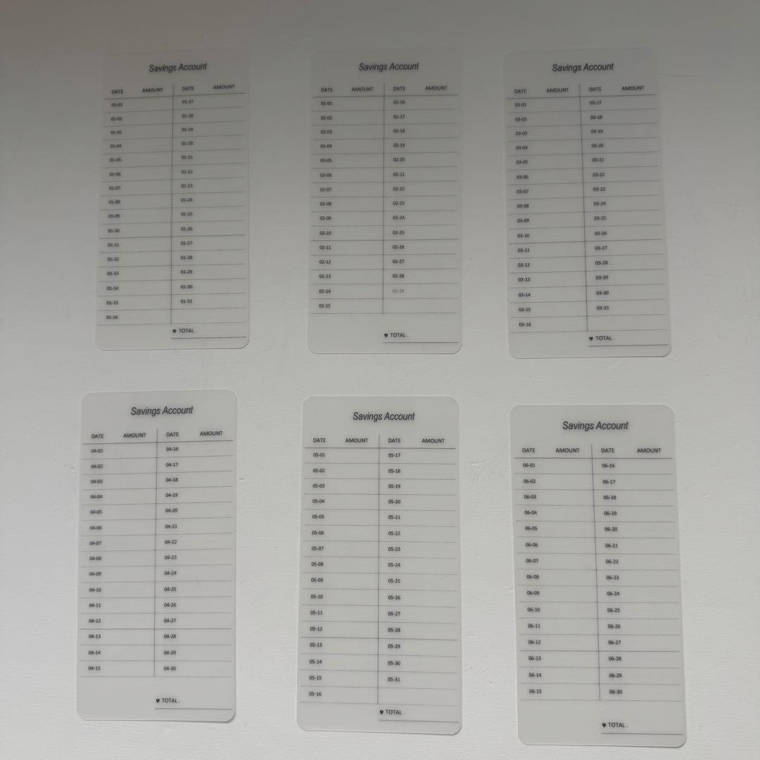 【1点のみ】 ACCOUNT REGISTER リフィル　チェックボード付