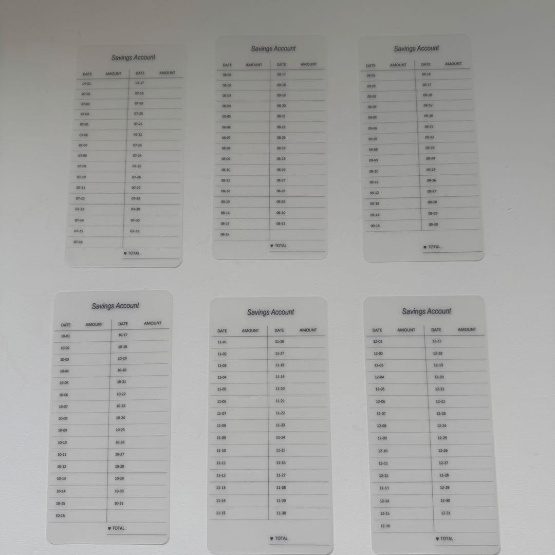 【1点のみ】 ACCOUNT REGISTER リフィル　チェックボード付