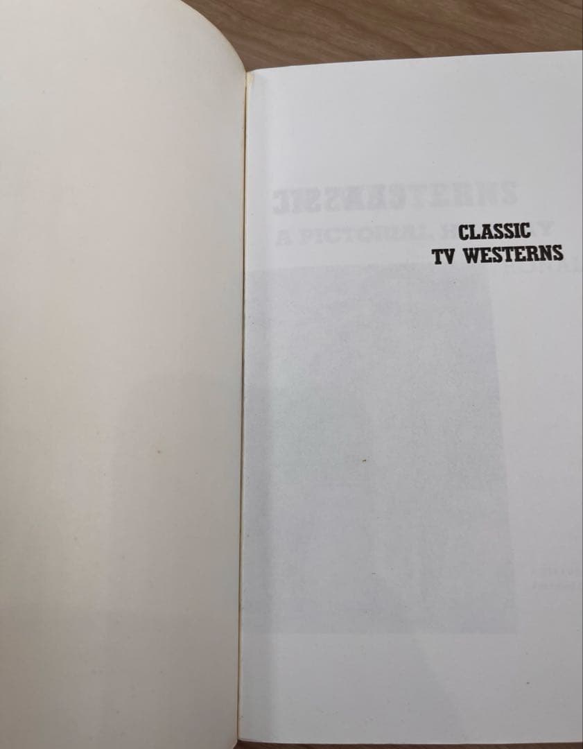 稀少　CLASSIC TV WESTERNS RONALD JACKSON 書籍