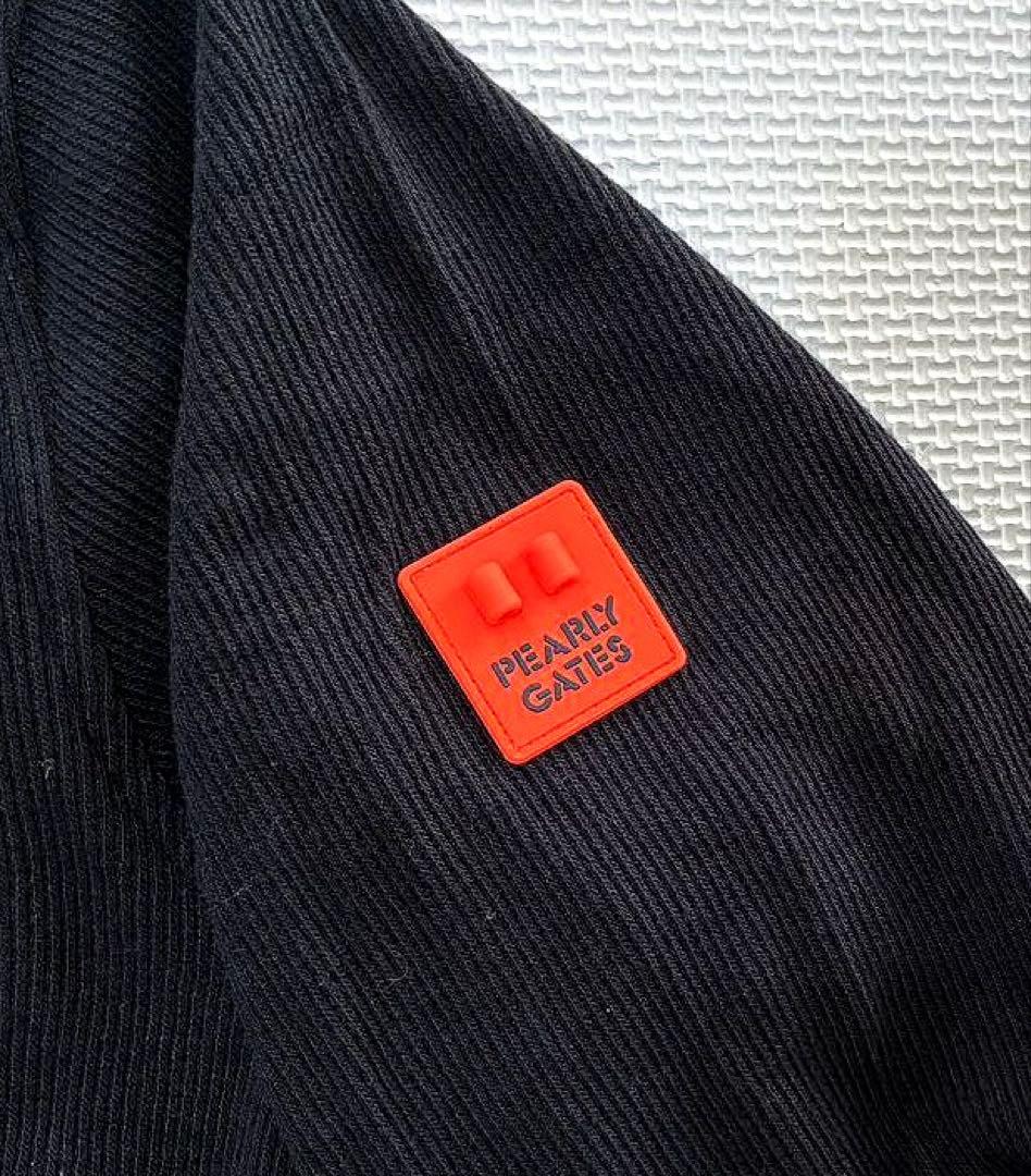 パーリーゲイツ リブワッフル ボタンダウン長袖ポロシャツ（D.NAVY／5）