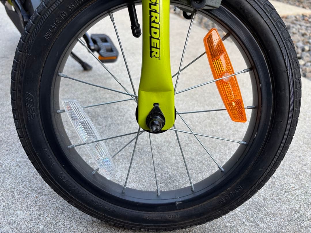 ストライダー STRIDER 14X ライムイエロー 廃盤 自転車 限定色 愛知