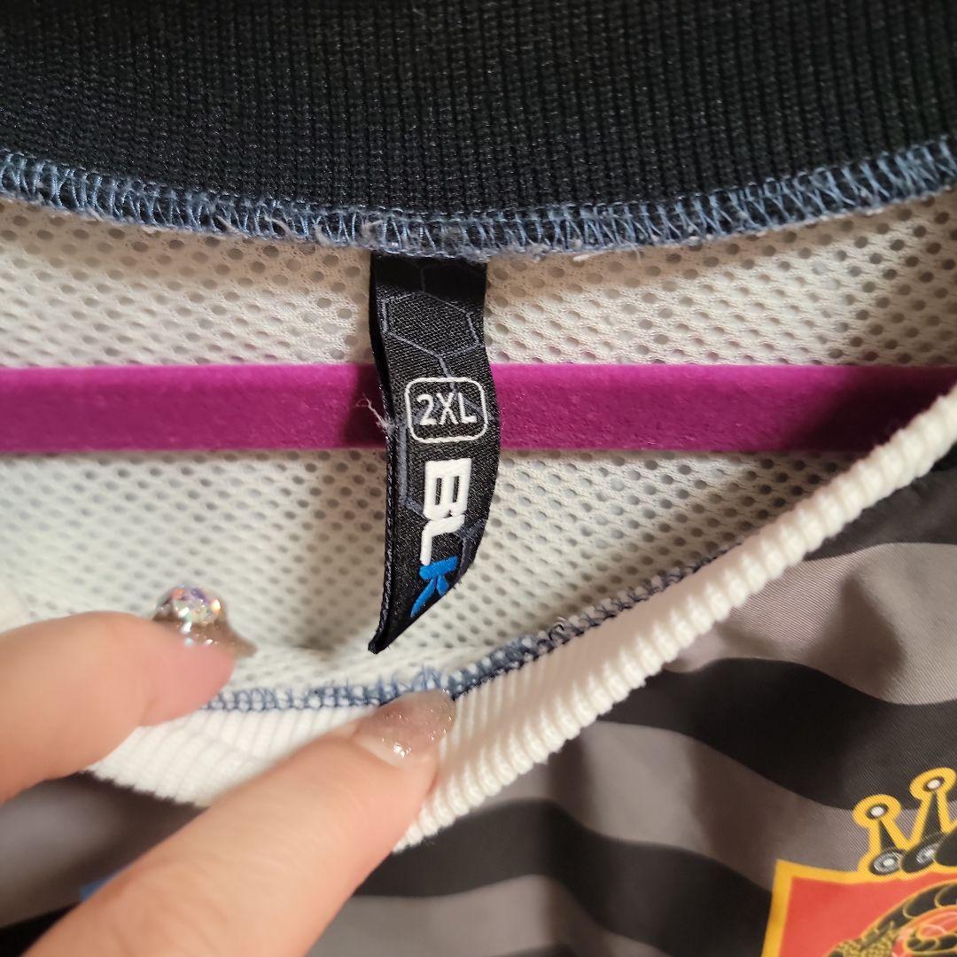 BLK リーグワン　リコーブラックラムズ 長袖トレーニングウェア2XL