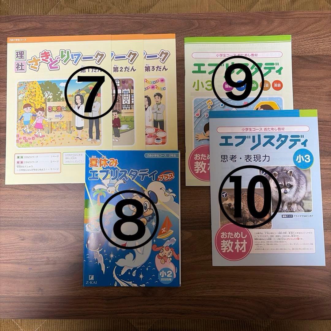 Z会 最新2025年度一年分 小学2年生 エブリスタディ セット 新品未使用