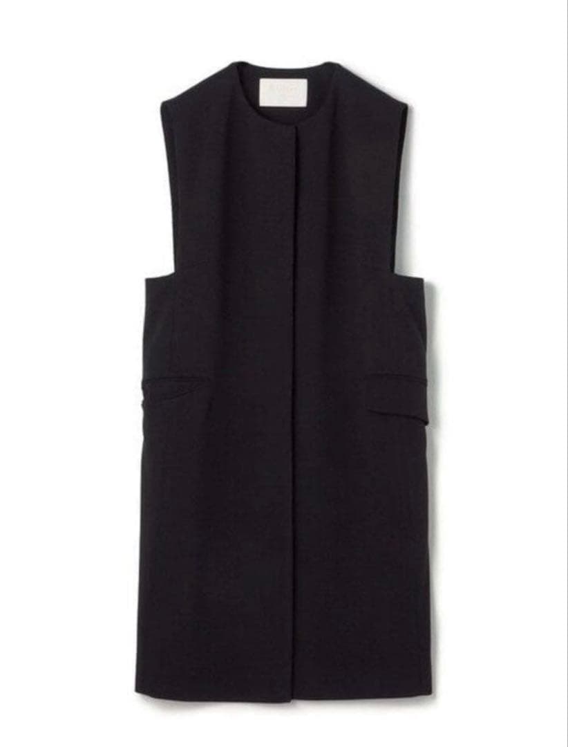 【美品】Ballsey ドライアムンゼン　クルーネックロングジレ　36