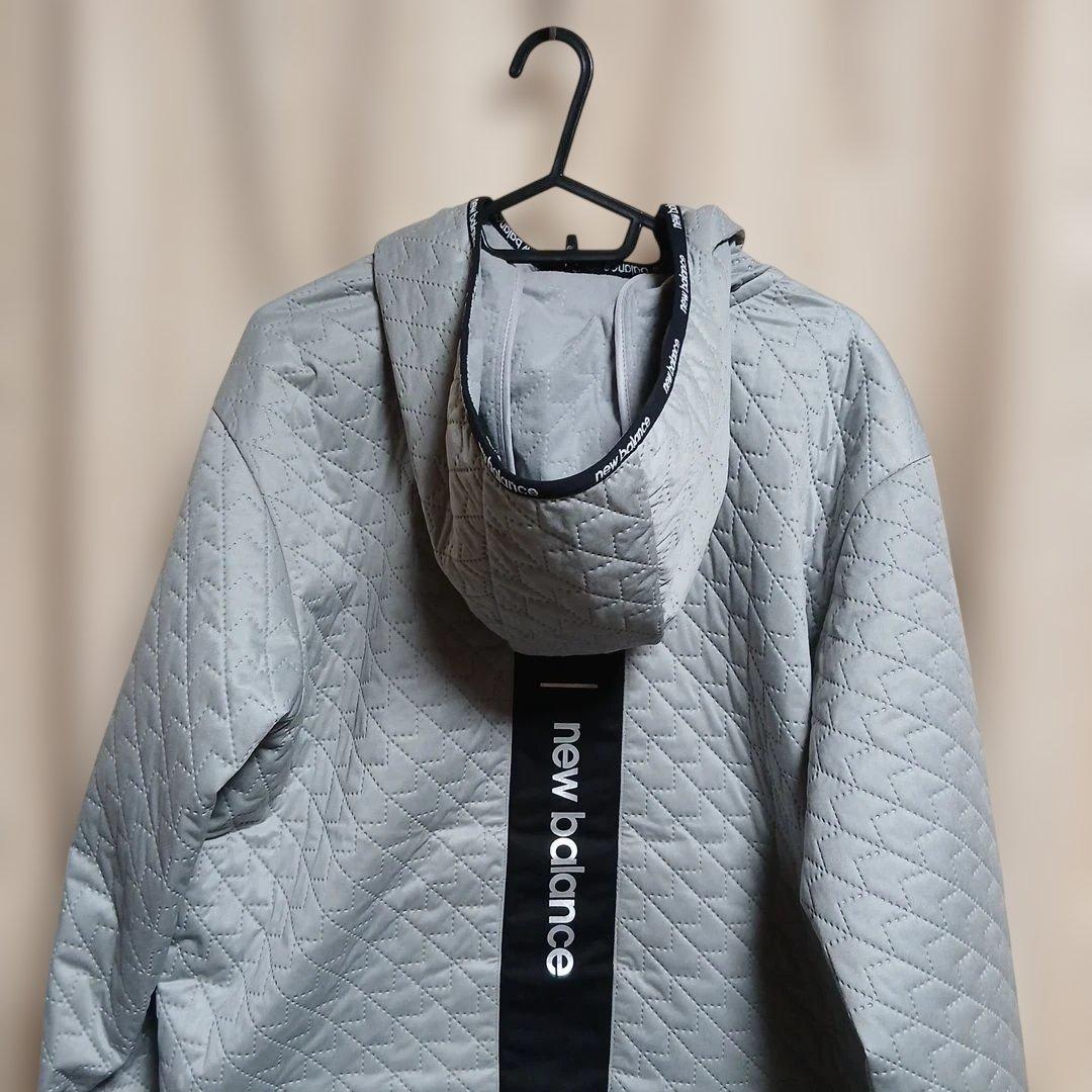 New Balance グレー キルティングジャケット 美品