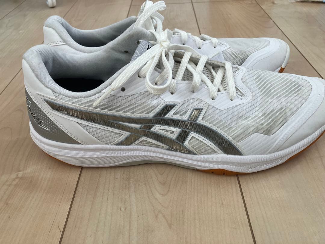 ASICS バレーボールシューズ　29cm ホワイト/シルバー