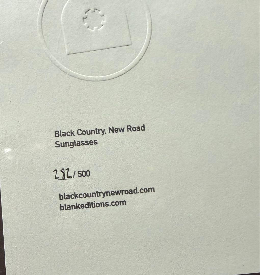 Black Country, New Road –Sunglasses 7インチ