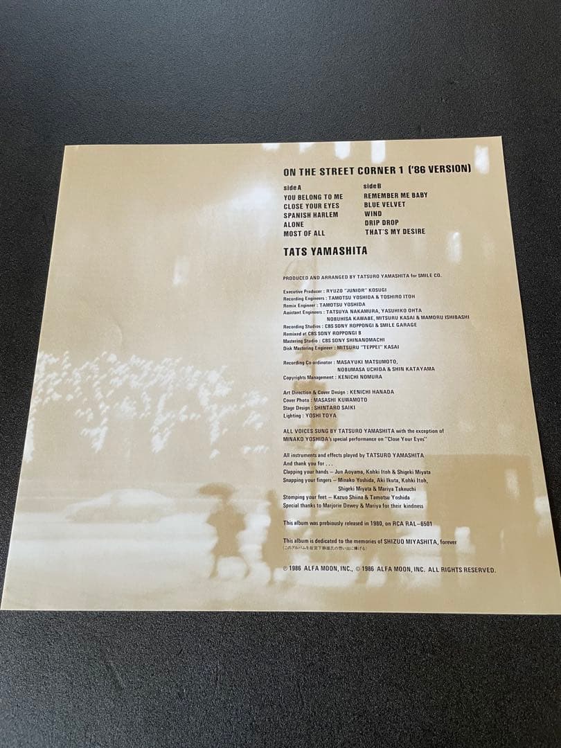 山下達郎 ON THE STREET CORNER 1&2 BOX LPレコード