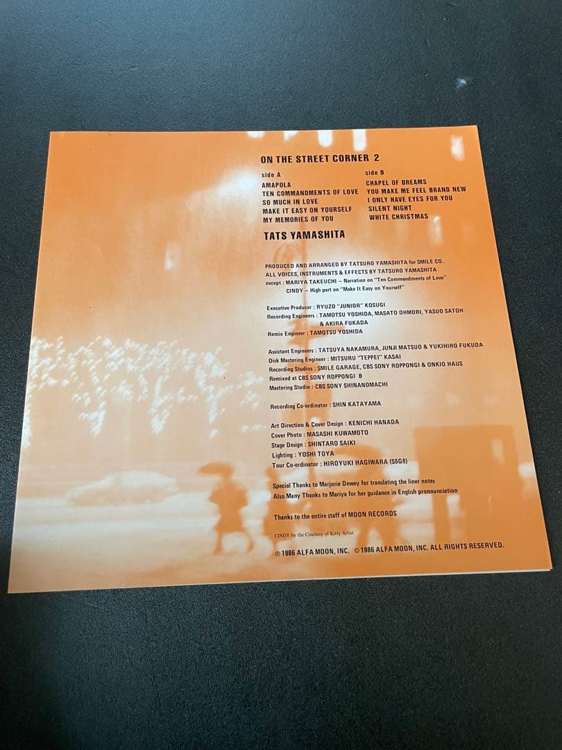 山下達郎 ON THE STREET CORNER 1&2 BOX LPレコード
