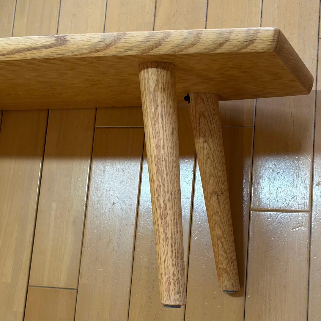 美品　柏木工　リビングテーブル ローテーブル オーク無垢材