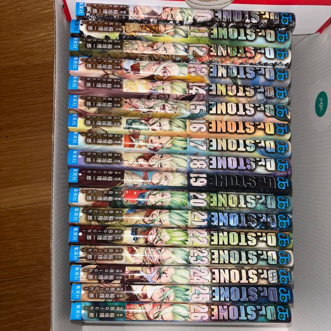 ドクターストーンDr.stone10〜26巻アニメ1期終了あたり