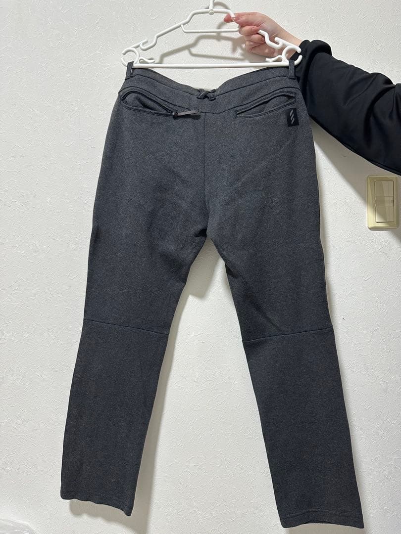 グレー フード付き ゴルフスウェットセットアップ M