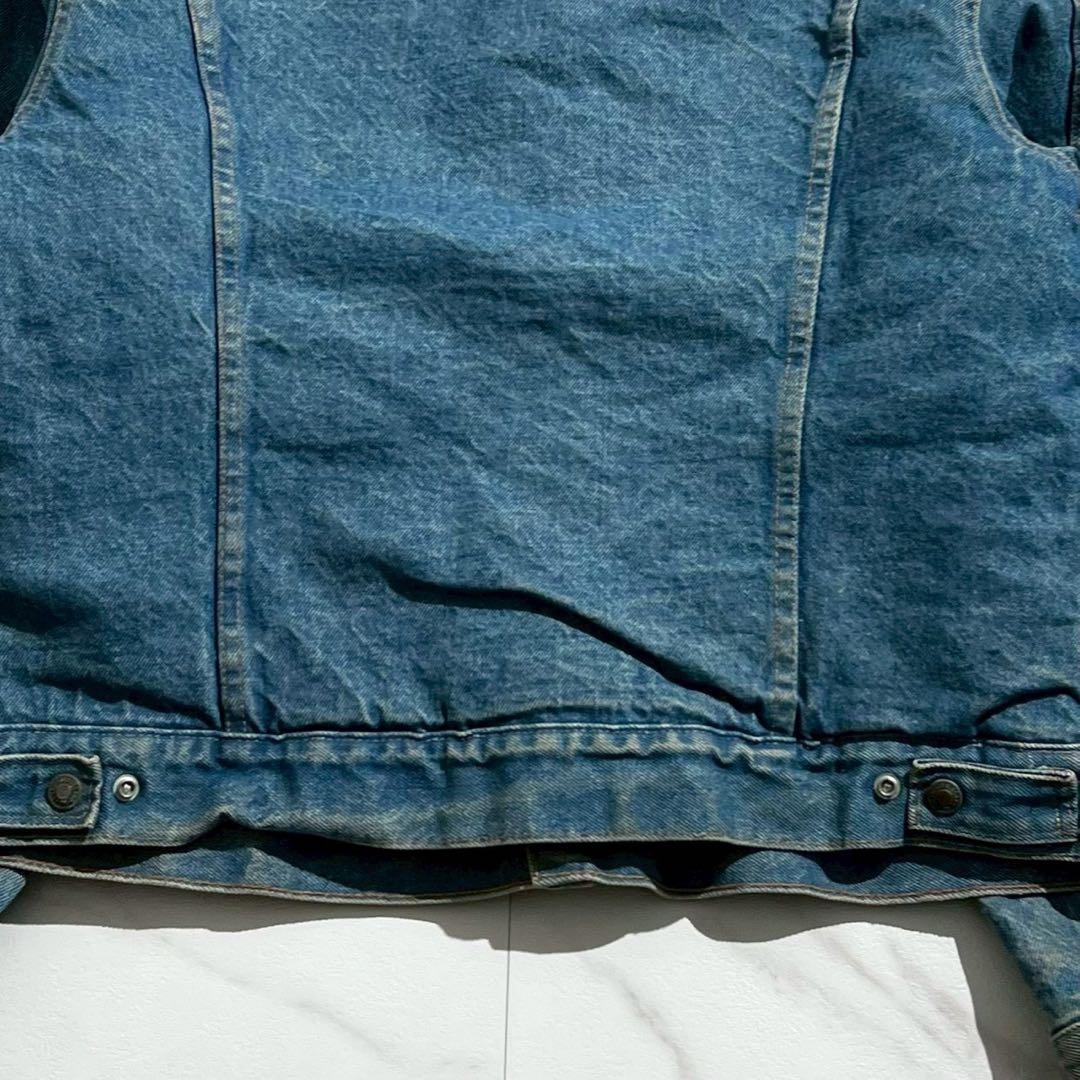 美品 70s 52刻印✨Levi's 均等V デニムボアジャケット ビッグサイズ