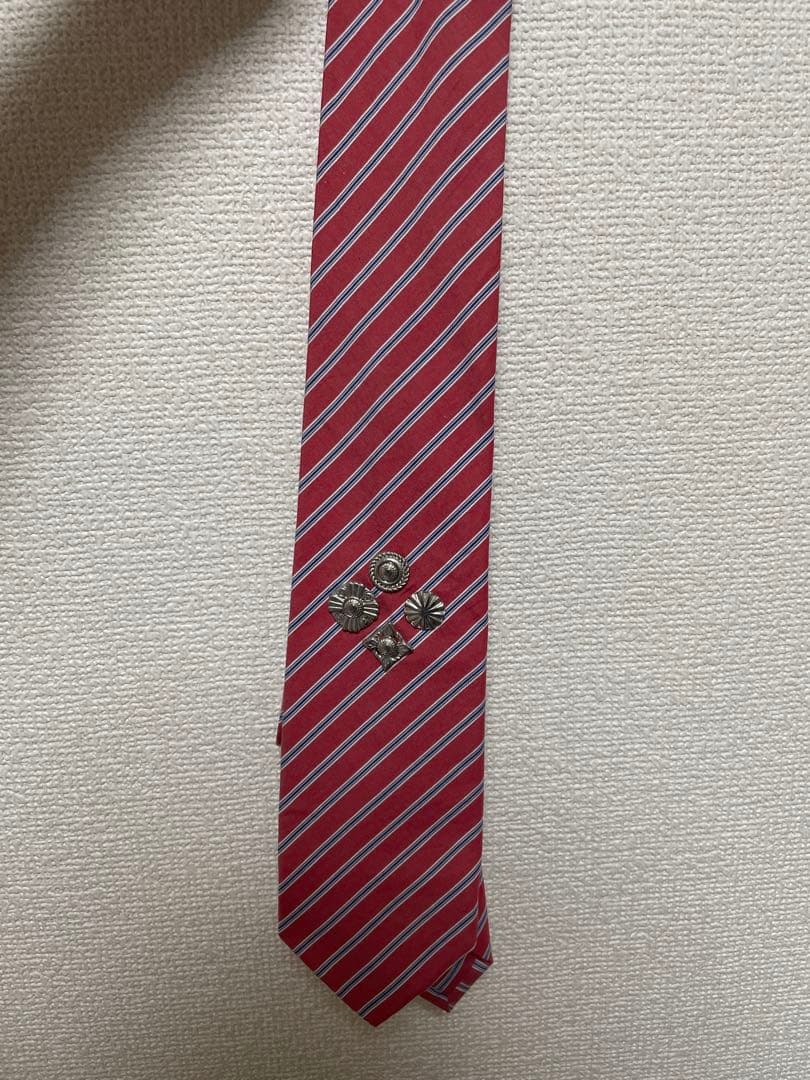TOGA ストライプ レッド l motif tie ネクタイ
