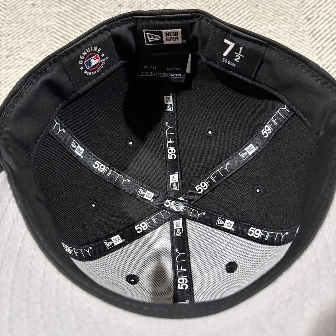 ロサンゼルス・ドジャース 59FIFTY キャップ 逆ロゴ7 1/2