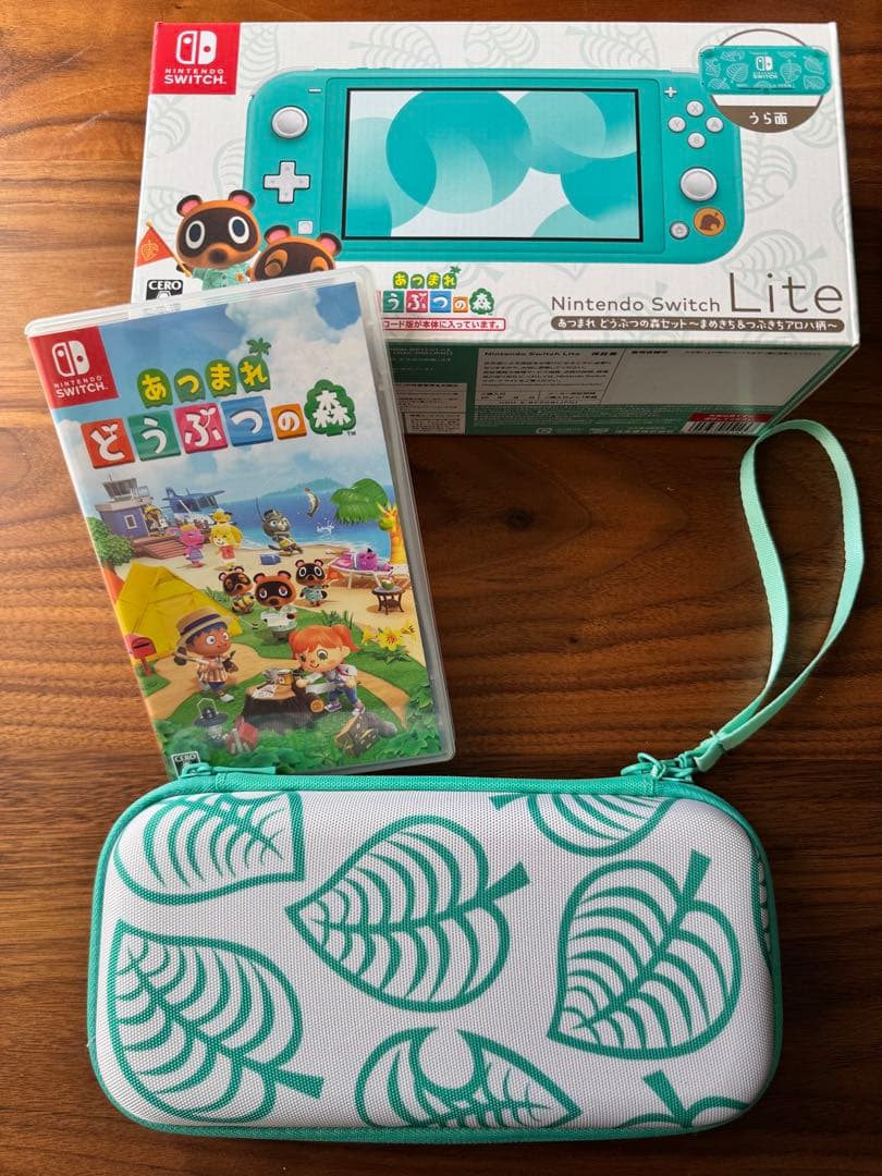 【m様】Nintendo Switch Lite どうぶつの森：アロハ柄セット