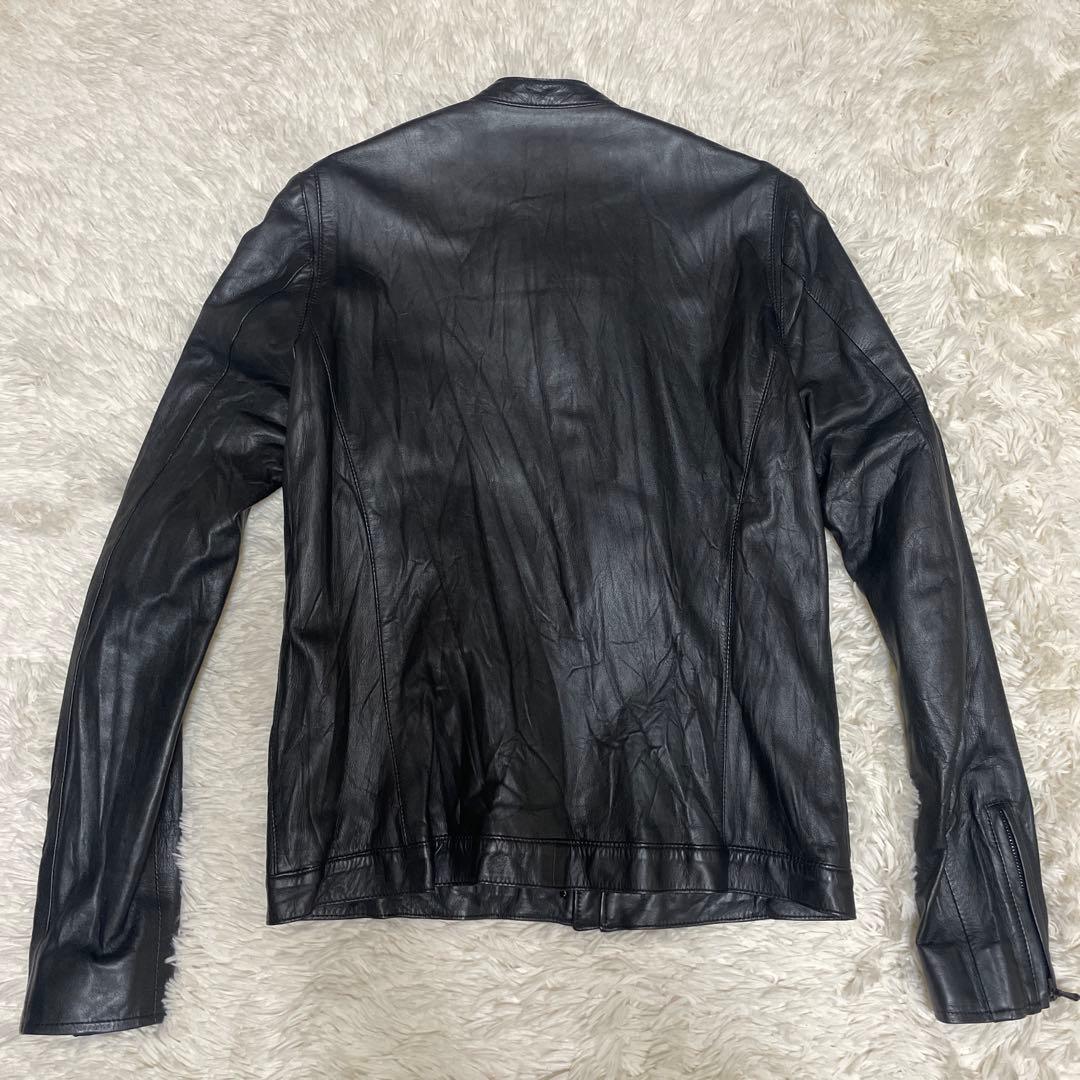 美品　THEE HYSTERIC XXX 黒 羊革　ライダースジャケット M